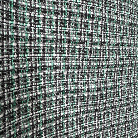 Evan Picone‎ Womens Tweed Pencil Skirt Size 10 Black Green White Career - Picture 3 of 6